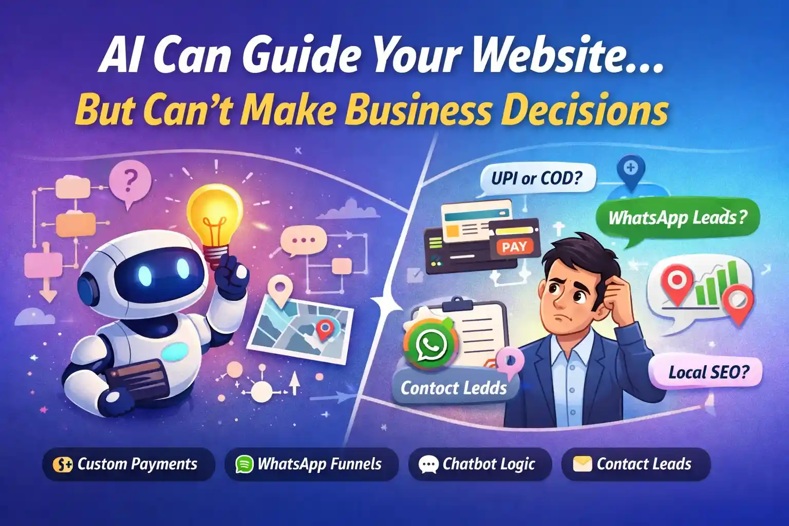 AI website development India vs traditional developer leads