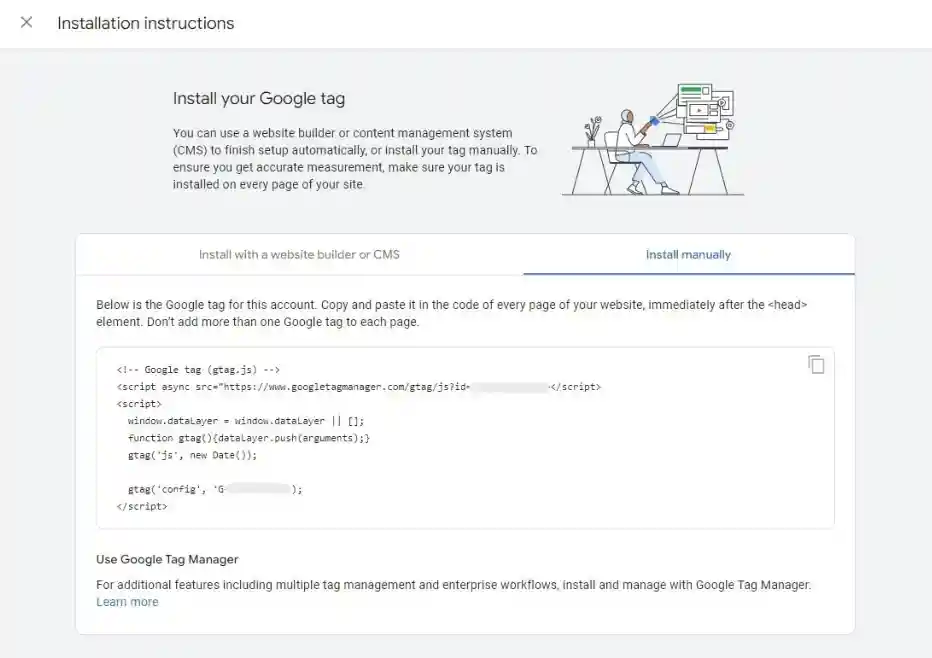 How to intsall GA4 tracking code step by step in Google Analytics 4